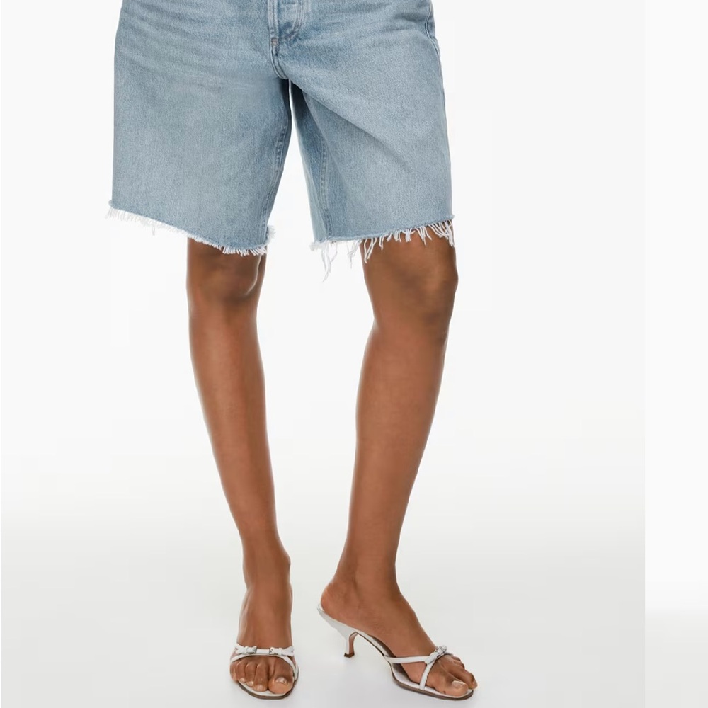 Citizens Of Humanity Light Blue Denim Jean Shorts - Picture 2 of 12